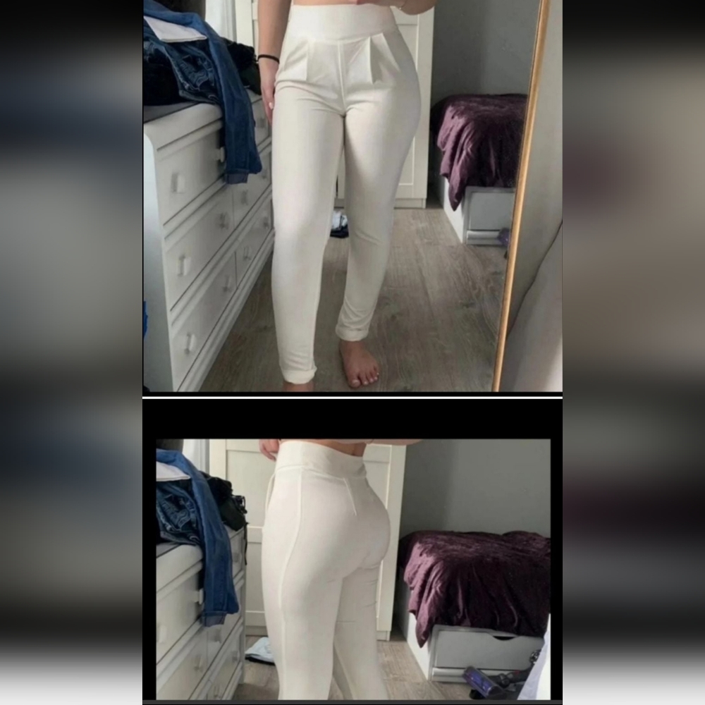 Women white pants